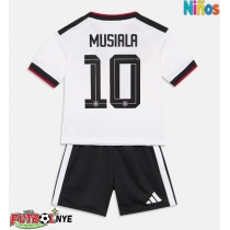 Camiseta Alemania Jamal Musiala #10 Primera Equipación para niños Mundial 2026 manga corta (+ pantalones cortos)